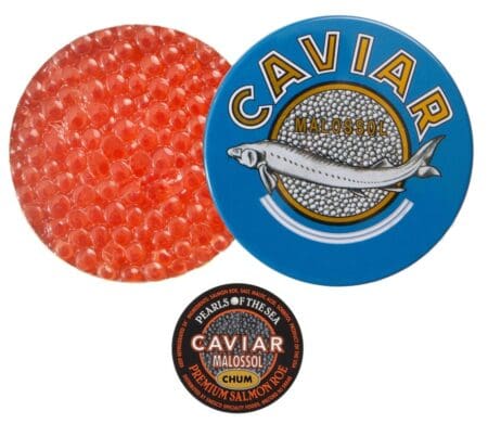 Chum roe caviar