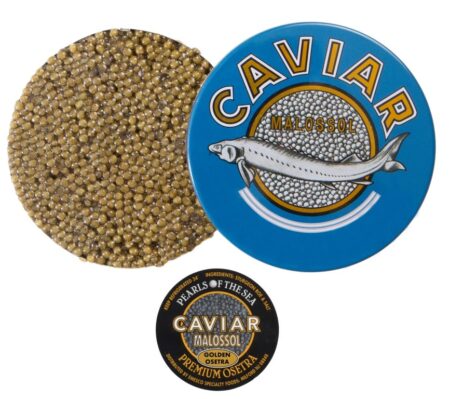 Golden Russian Osetra caviar
