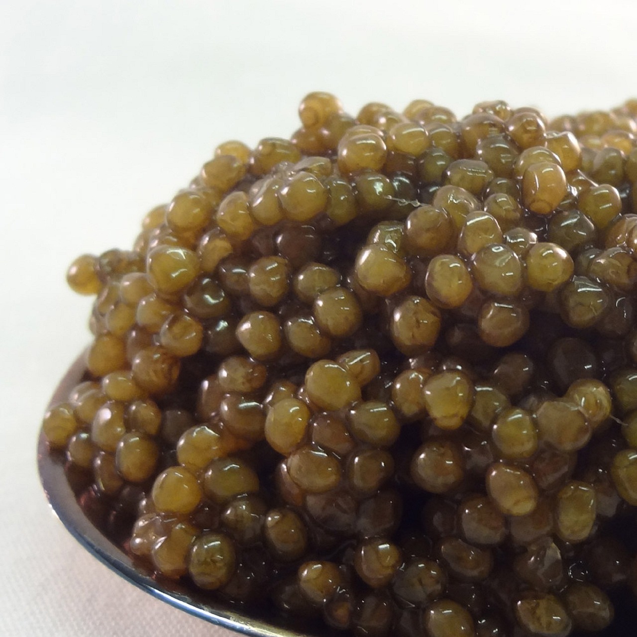 closeup of Russian caviar in bowl